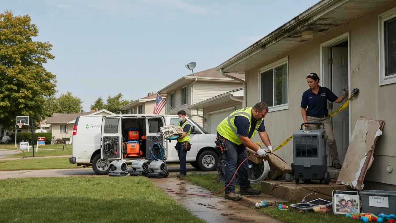 Water Damage Restoration in Lancaster, KS near me